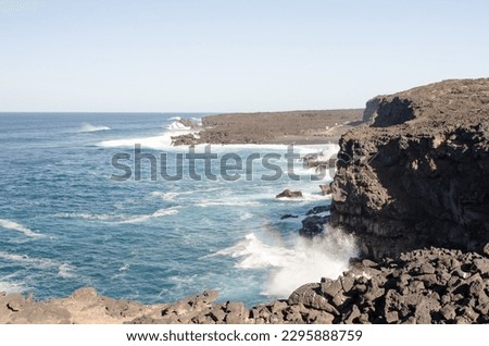 Beautiful pictures of the costal landscape in the Canaries Islands