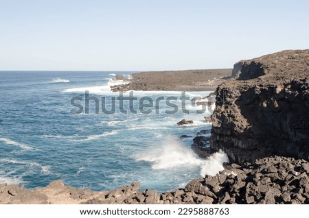 Beautiful pictures of the costal landscape in the Canaries Islands