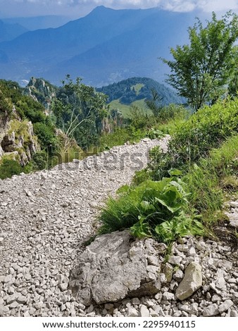 road in the mountains, photo as a background, digital image