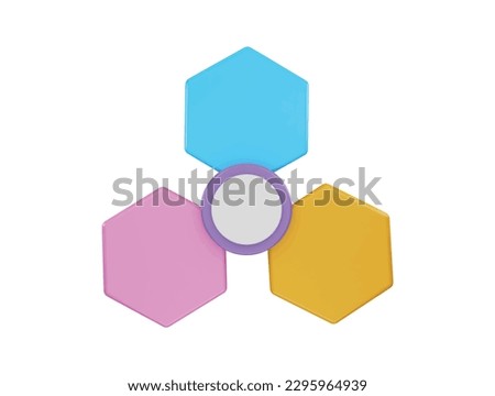 Infographic icon 3d rendering vector illustration