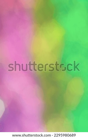 Defocused abstract  summer background blurred bokeh yellow, blue, green, magenta, purple color. Optical blur at sunlight, texture pattern gradient color. Vertical Blur wallpaper, fon, design element