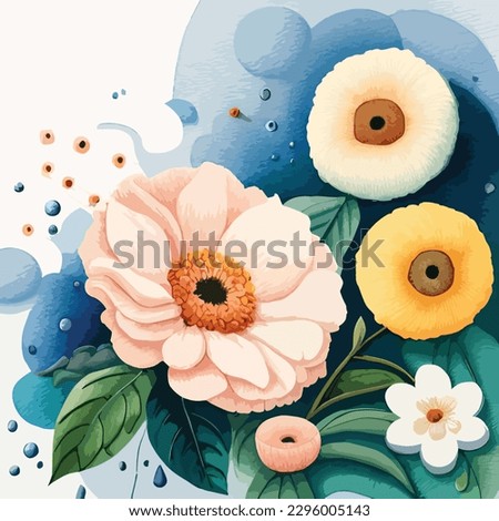 Gorgeous Watercolor Floral Clip Art for your Creative Projects