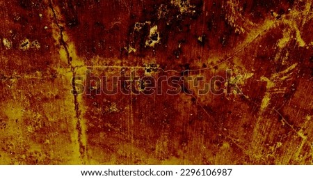 Grunge scary background. Old Concrete Wall is black with a dark and spooky cracked texture.