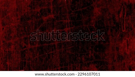 Grunge scary background. Old Concrete Wall is black with a dark and spooky cracked texture.