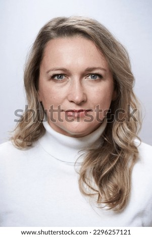 Document photo of a fat attractive adult woman