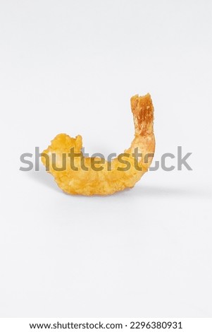 breaded tempura in high res. images and isolated in white Royalty-Free Stock Photo #2296380931
