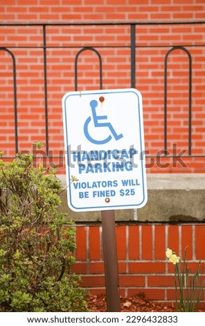 blue handicap sign is a universal symbol of accessibility and inclusivity for people with disabilities. It represents a commitment to removing barriers and creating equal opportunities for all