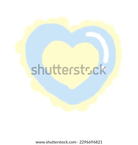Valentine day gift card pastels character cartoon .png