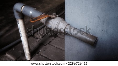 lever on a simple hydrant