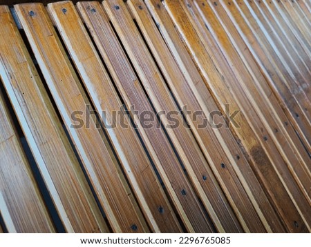 Lined wood with brown colour