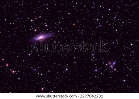 Beautiful space background. Elements of this image furnished NASA. High quality photo
