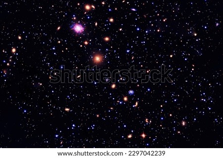 Beautiful starry background. Elements of this image furnished NASA. High quality photo