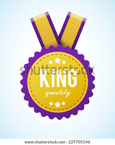 king quality badge