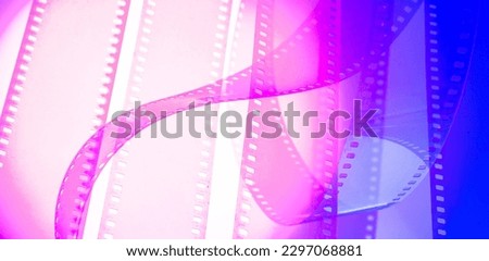 abstract background with film strip.multicolored film strip for background