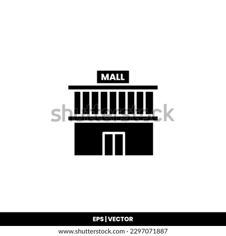 Mall icons vector illustration logo template for many purpose. Isolated on white background.