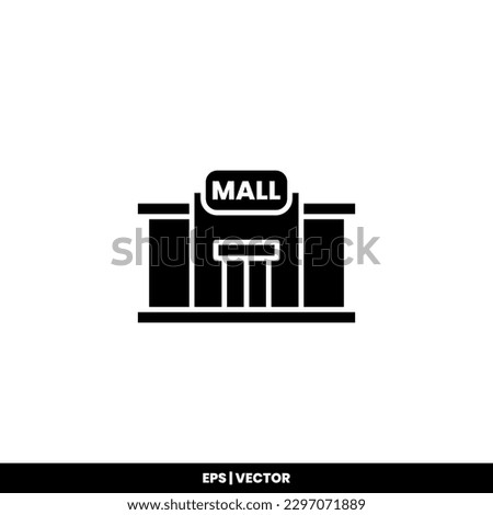 Mall icons vector illustration logo template for many purpose. Isolated on white background.