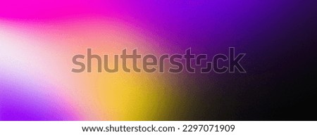 Abstract purple yellow pink black vibrant banner backdrop, blurry colorful poster design, color gradient on dark background