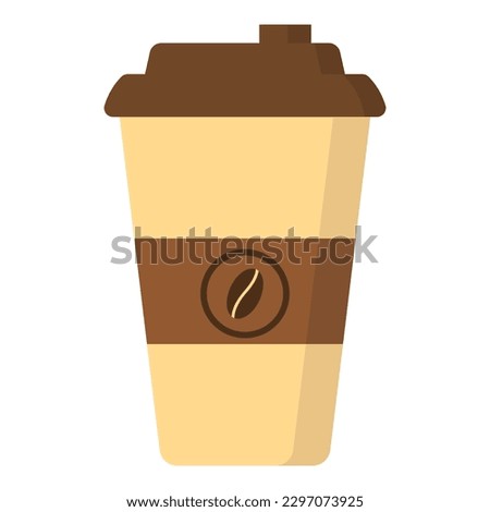 Coffee icon clipart design illustration template