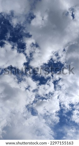 beautiful blue sky with white clouds taken during the day 
