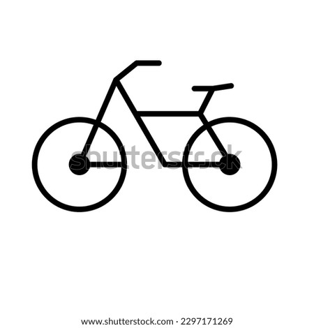 Bike icon,vector illustration. vector bike icon illustration isolated on White background..eps