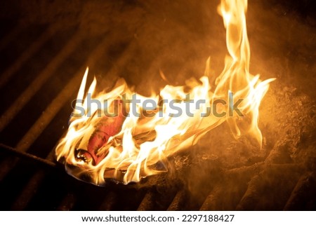Burned Jinzhi (Mandarin) or Kimcoa (Hokkien) used for spiritual needs