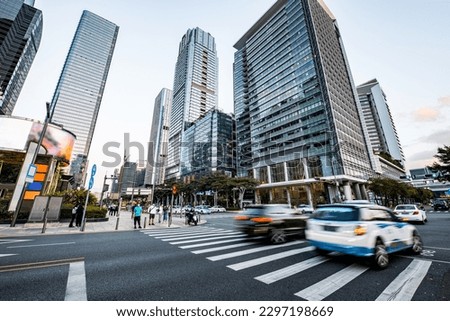 urban traffic at shenzhen city Royalty-Free Stock Photo #2297198669