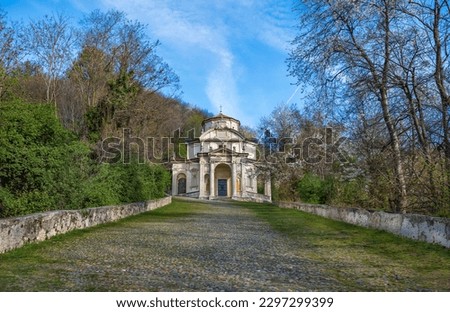 The Chapel on Holy Road in Sacro Monte di Varese.