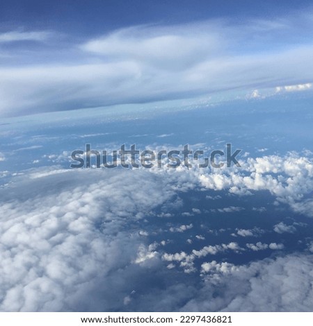beautiful blue sky and clouds 