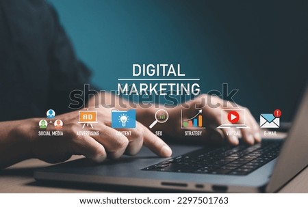Digital platform for online marketing and network technology concepts. Internet media and advertising to support sales and increase online sales channels to reach consumers from all over the world.