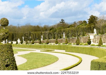 part of the gardens at Versailles