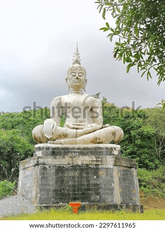 Big Buddha located on the mountain.