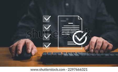 Checklist and filling survey form online. Document management system, DMS. Assessment form, questionnaire, checklist and clipboard task management. Quality control and accuracy Check completeness.