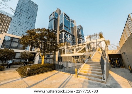 the office building at shenzhen city