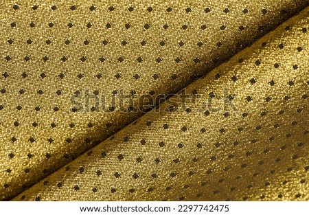 Brocade is golden in color. into a little polka. Brocade is a class of ornate shuttle fabrics, often made from colored silk with gold and silver threads. An important fabric in the Renaissance