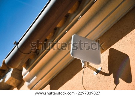 5G Fixed Wireless Access mobile antenna Royalty-Free Stock Photo #2297839827