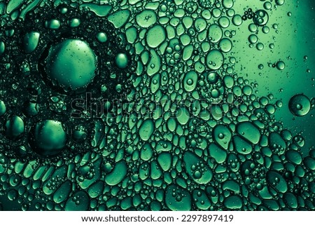 green plant cells abstract science background Royalty-Free Stock Photo #2297897419