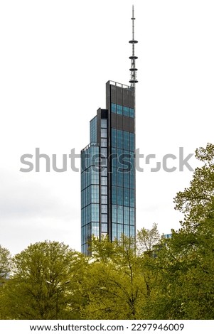 Warsaw, office buildings in the center of Warsaw