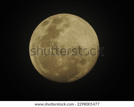 Full moon May 4 2023, captured from Banjarbaru, Indonesia using camera