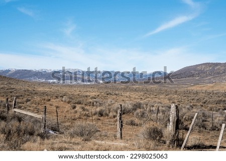 Scenery between Salt Lake City and Scofield State Park, Utah