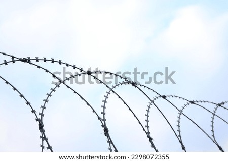 fences, border, razor wire, restricted area