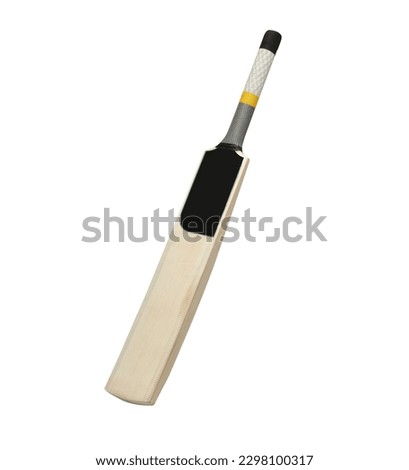 cricket bat isolated on white background