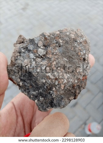 Natural Conglomerate rock rare picture