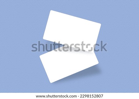 elegant white blank business card mockup on dark texture	