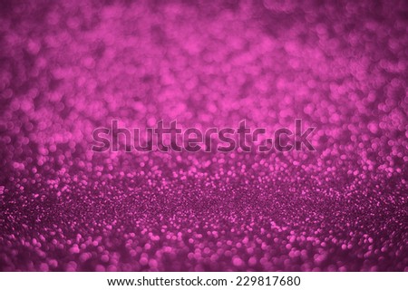 Christmas Background. Holiday Abstract Glitter Defocused Background With Blinking Stars. Blurred Bokeh