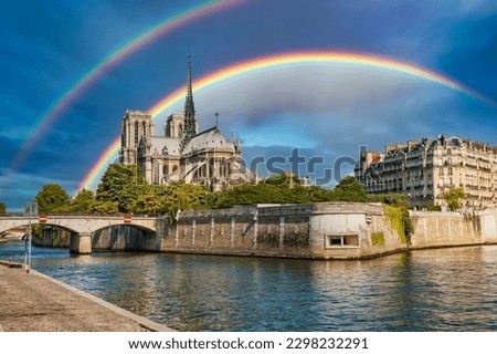 Notre Dame de Paris, France Royalty-Free Stock Photo #2298232291