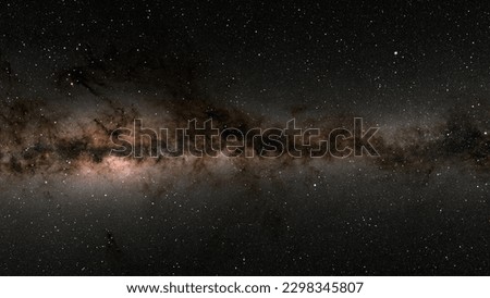 Milky way. The image captures the intricate details of the galactic disc, with stars, dust, and gas visible in incredible detail