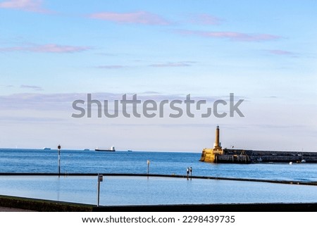 View of the beach in Margate  Royalty-Free Stock Photo #2298439735