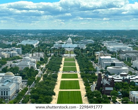 Washington Monument in Washington DC Royalty-Free Stock Photo #2298491777