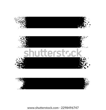 Black label banners and tags vector set
