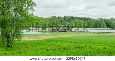 View of Araisu Lake. Latvia. Araisi.
